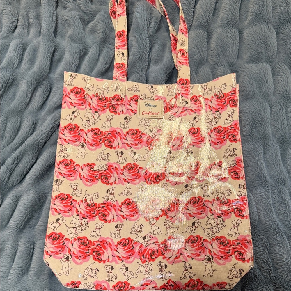 Cath Kidston Pink and Cream Floral Disney Tote